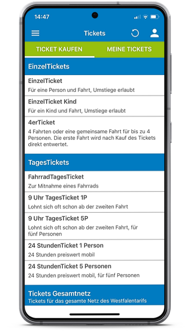 OWL Mobil · Für Mobilität in den Kreisen Minden-Lübbecke, Herford und Gütersloh · ÖPNV · Tickets